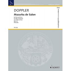 Albert Franz Doppler Mazurka de salon, op. 16 - Flûte et piano