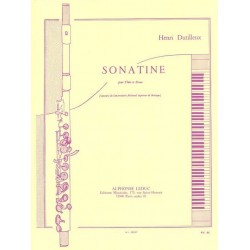 DUTILLEUX Sonatine - Flûte et Piano