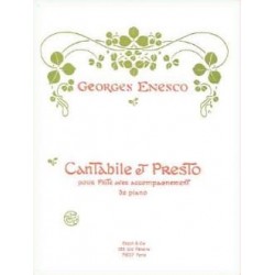 enesco georges cantabile et presto flute et piano