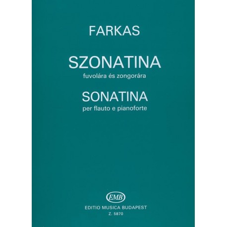 Ferenc Farkas Sonatine pour flûte et piano