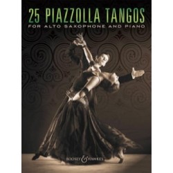 Astor Piazzolla 25 Piazzolla Tangos for Alto Saxophone and Piano