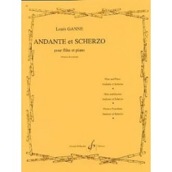 Louis Ganne Andante et Scherzo pour flûte et piano