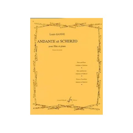 Louis Ganne Andante et Scherzo pour flûte et piano
