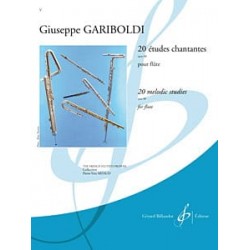 GARIBOLDI 20 Etudes Chantantes Opus 88 pour flute