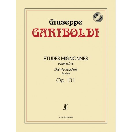 GARIBOLDI Etudes Mignonnes Op. 131 Cd Inclus