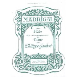 Philippe Gaubert Madrigal flute et piano