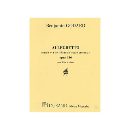 Benjamin Godard Allegretto Suite de trois morceaux : 1, Opus 116