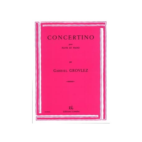 Gabriel Grovlez Concertino - Flûte