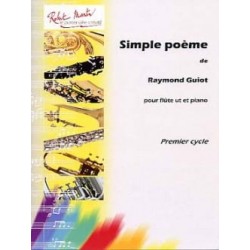 Raymond Guiot Simple Poème flute et piano