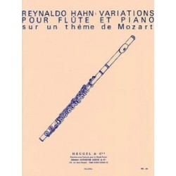 Reynaldo Hahn Variations pour flûte et piano