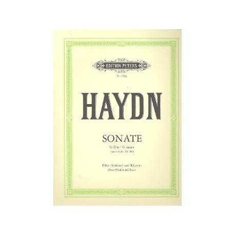 HAYDN Sonate G-Dur nach Hob. 3 : 81 - Flöte Violine und Klavier