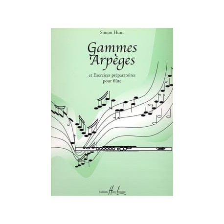 simon Hunt Gammes et Arpèges flute et piano