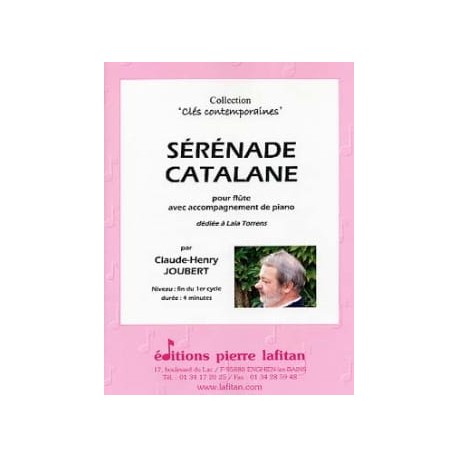 Claude-Henry Joubert Sérénade Catalane flute et piano