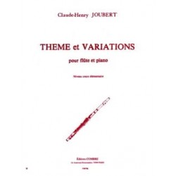 joubert theme et variations flute et piano