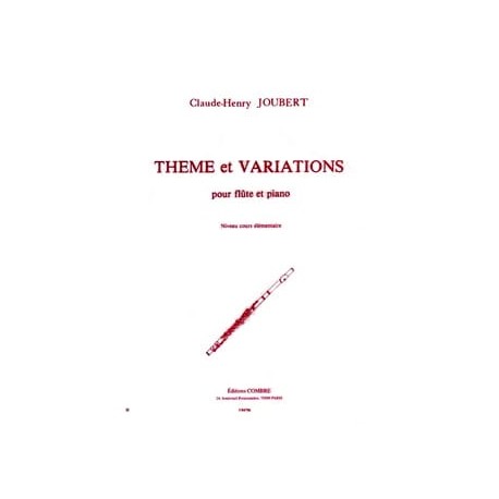 joubert theme et variations flute et piano