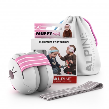 ALPINE CASQUE MUFFY BABY ROSE