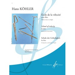 Hans KÖHLER Ecole de la vélocité flute