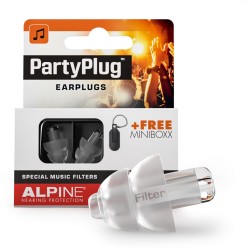 ALPINE BOUCHONS PARTYPLUG TRANSPARENT