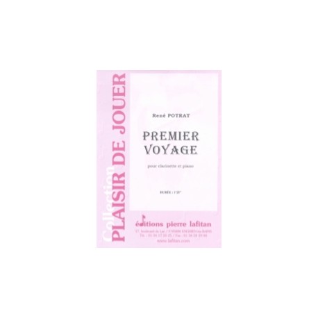 POTRAT PREMIER VOYAGE CLARINETTE ET PIANO