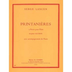 LANCEN PRINTANIERES POUR FLUTE ET PIANO