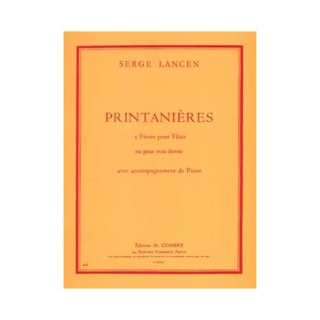 LANCEN PRINTANIERES POUR FLUTE ET PIANO