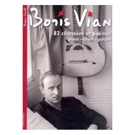 Boris Vian: 83 Chansons Et Poèmes PVG - Partitions