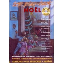 CHANSON DE NOEL Top Play Back Noel 10 Titres + Cd - Partitions et CD