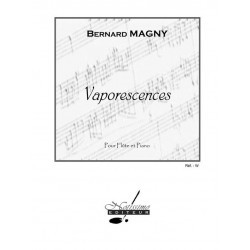 Bernard Magny Vaporescences pour flûte et piano