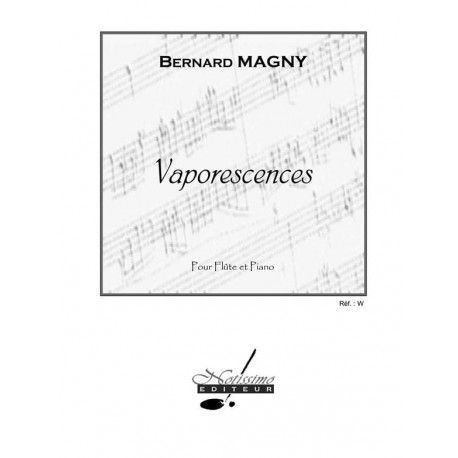 Bernard Magny Vaporescences pour flûte et piano