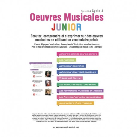 OEUVRES MUSICALES JUNIOR