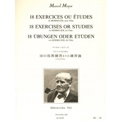 Berbiguier Benoît-Tranquille / Moyse Marcel 18 Exercices ou Etudes