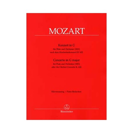 Mozart Wolfgang Amadeus / Müller A. E. Konzert In G-Dur für Kv 622 - Flöte Klavier