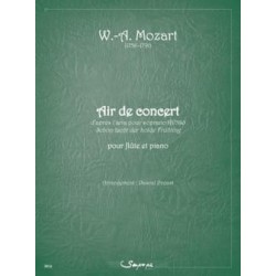 MOZART Air de concert - Flûte et piano