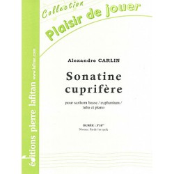 CARLIN SONATE CUPRIFERE TUBA ET PIANO