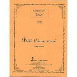 MEUNIER GERARD PETIT THEME VARIE PIANO