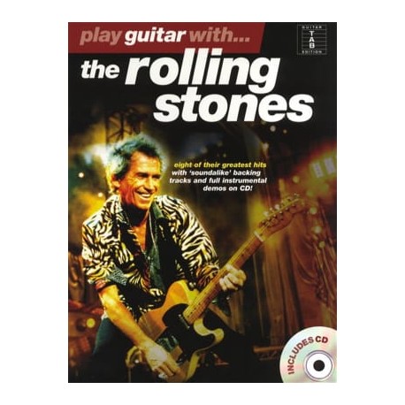 Play Guitar With... The Rolling Stones~ Morceaux d'Accompagnement (Tablature Guitare (Symboles d'Accords))