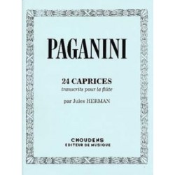 PAGANINI 24 Caprices pour flute