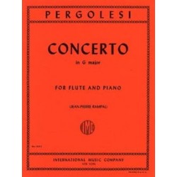 PERGOLESE CONCERTO SOL MAJEUR FLUTE ET PIANO