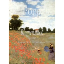 Wilhelm Popp Blumenstück romanze op383 - Flute et piano
