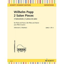 Wilhelm Popp 2 Pièces de Salon 2 Salon Pieces flute et piano