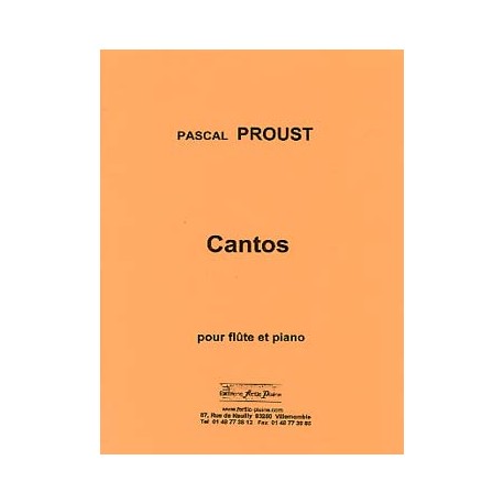 PROUST Pascal Cantos Flûte traversière et piano