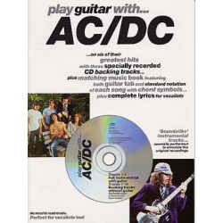 Play Guitar With... AC/DC~ Morceaux d'Accompagnement (Tablature Guitare (Symboles d'Accords))