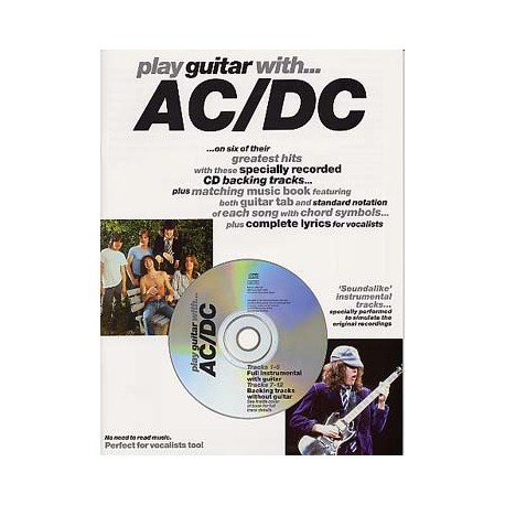 Play Guitar With... AC/DC~ Morceaux d'Accompagnement (Tablature Guitare (Symboles d'Accords))