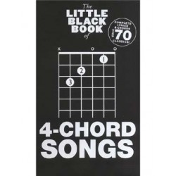 The Little Black Book of 4-Chord Songs~ Songbook Mixte (Paroles et Accords)