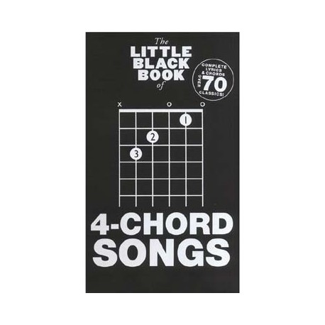 The Little Black Book of 4-Chord Songs~ Songbook Mixte (Paroles et Accords)