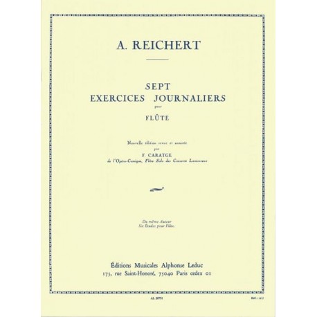 Mathieu André Reichert 7 Exercices Journaliers Op. 5