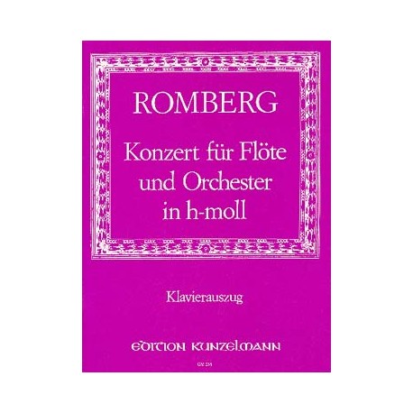 ROMBERG CONCERTO SI MINEUR FLUTE ET PIANO