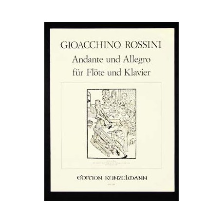 rossini andante und allegro flute et piano