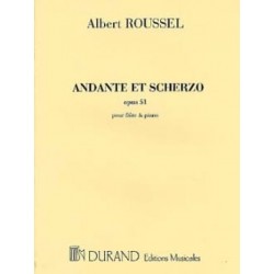 ROUSSEL Andante et Scherzo op. 51 Flûte et Piano