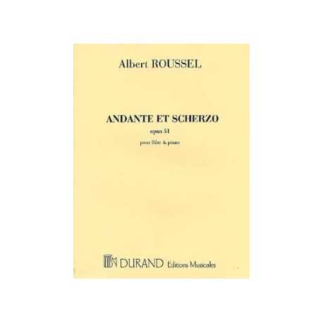 ROUSSEL Andante et Scherzo op. 51 Flûte et Piano